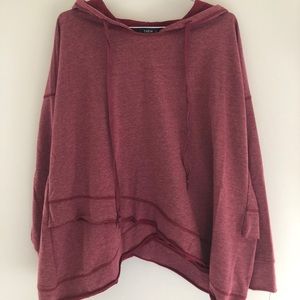 Shein layered asymmetric sweatshirt